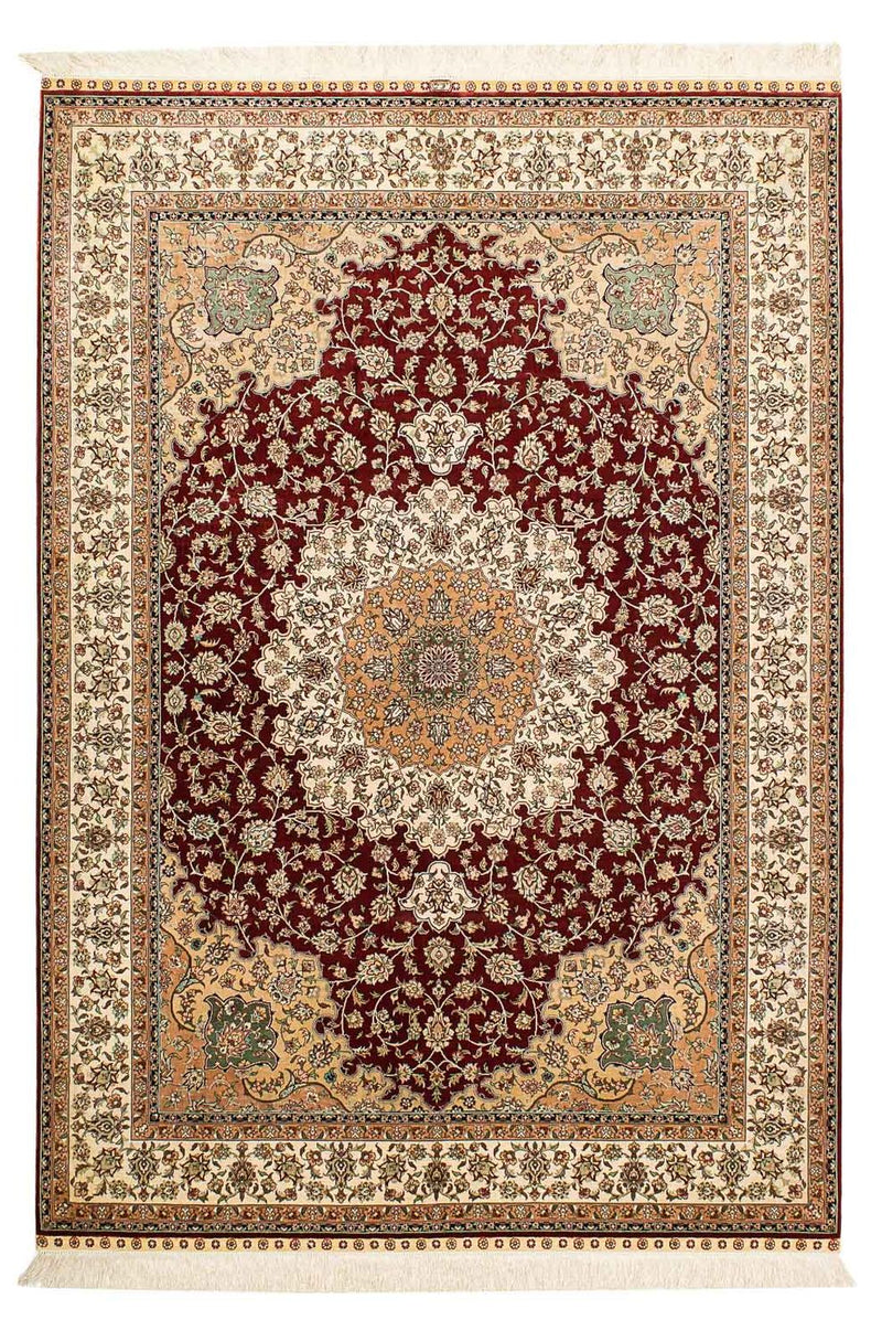 Silk Carpet - Ghom Silk - Premium - 216 x 132 cm - mörkblå