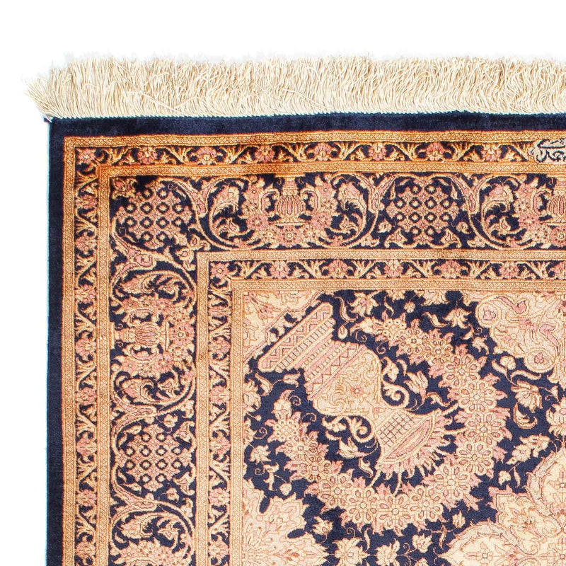 Persisk matta - Ghom - 149 x 102 cm - ljusbrun