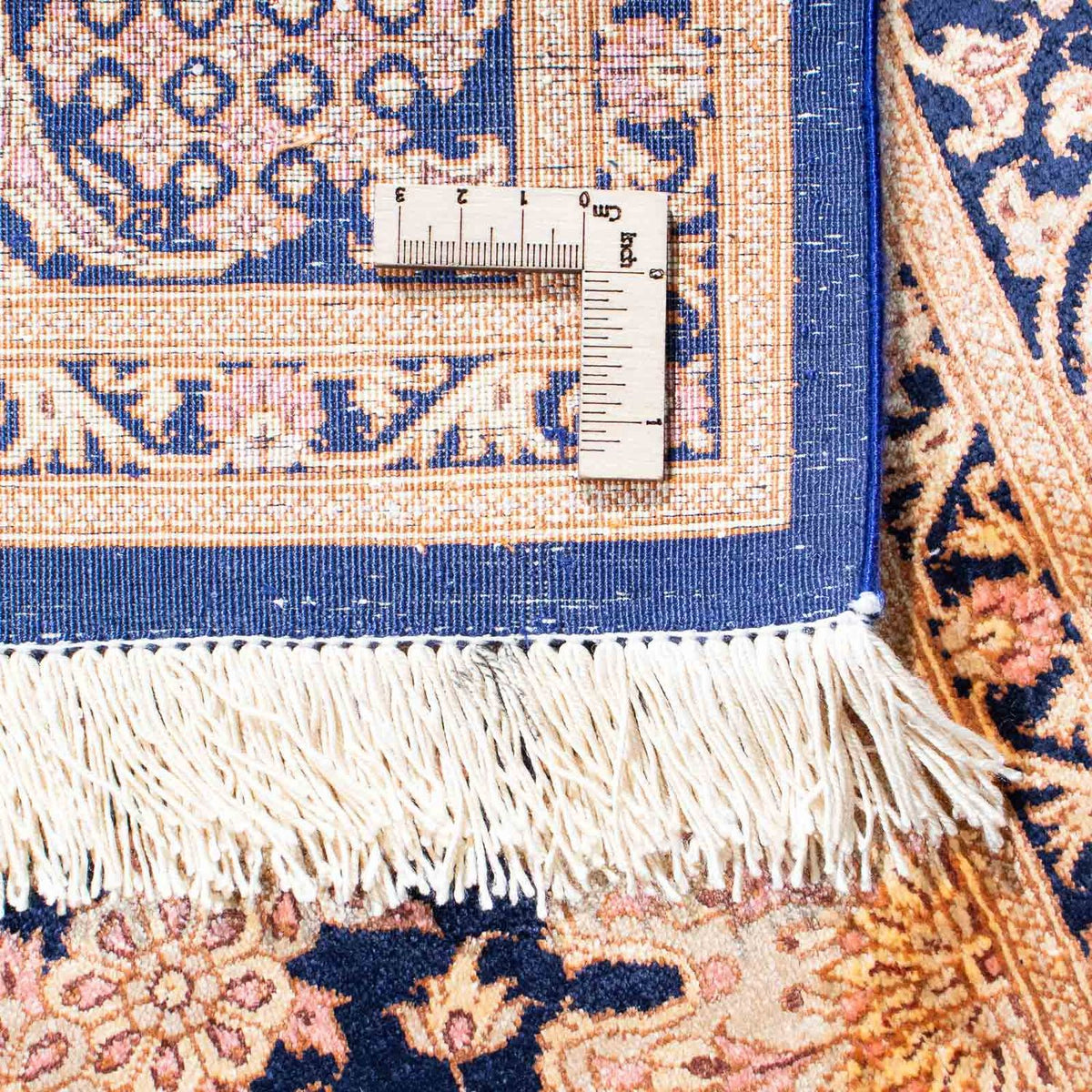 Persisk matta - Ghom - 149 x 102 cm - ljusbrun