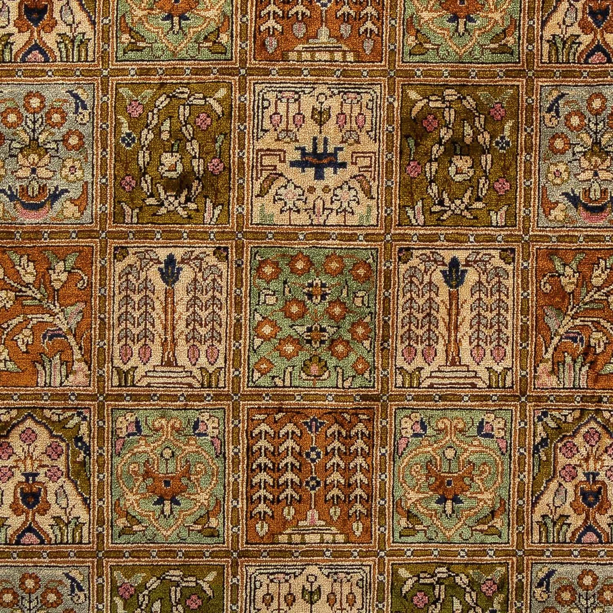 Persisk matta - Ghom - 76 x 55 cm - flerfärgad