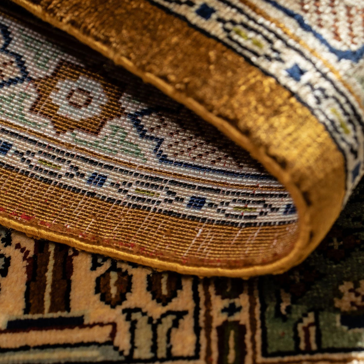 Persisk matta - Ghom - 72 x 54 cm - flerfärgad