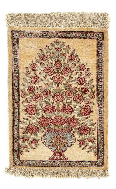 Qom silke Mattan 31x41cm - Persisk matta