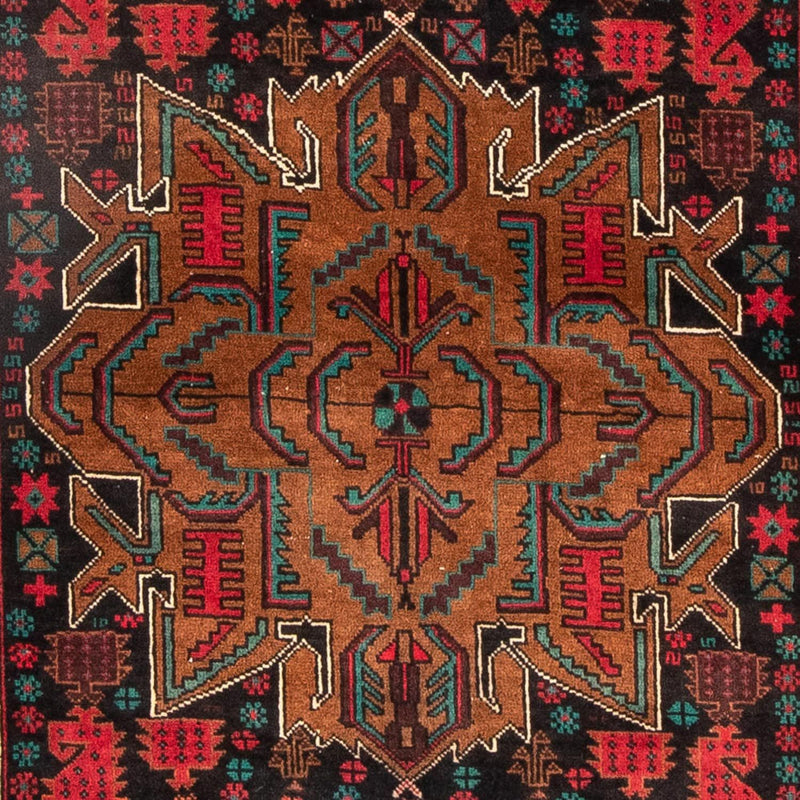 Baluch-matta - 185 x 113 cm - svart