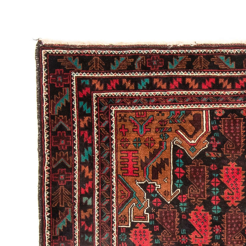 Baluch-matta - 185 x 113 cm - svart