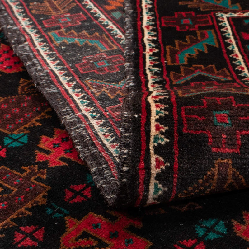 Baluch-matta - 185 x 113 cm - svart
