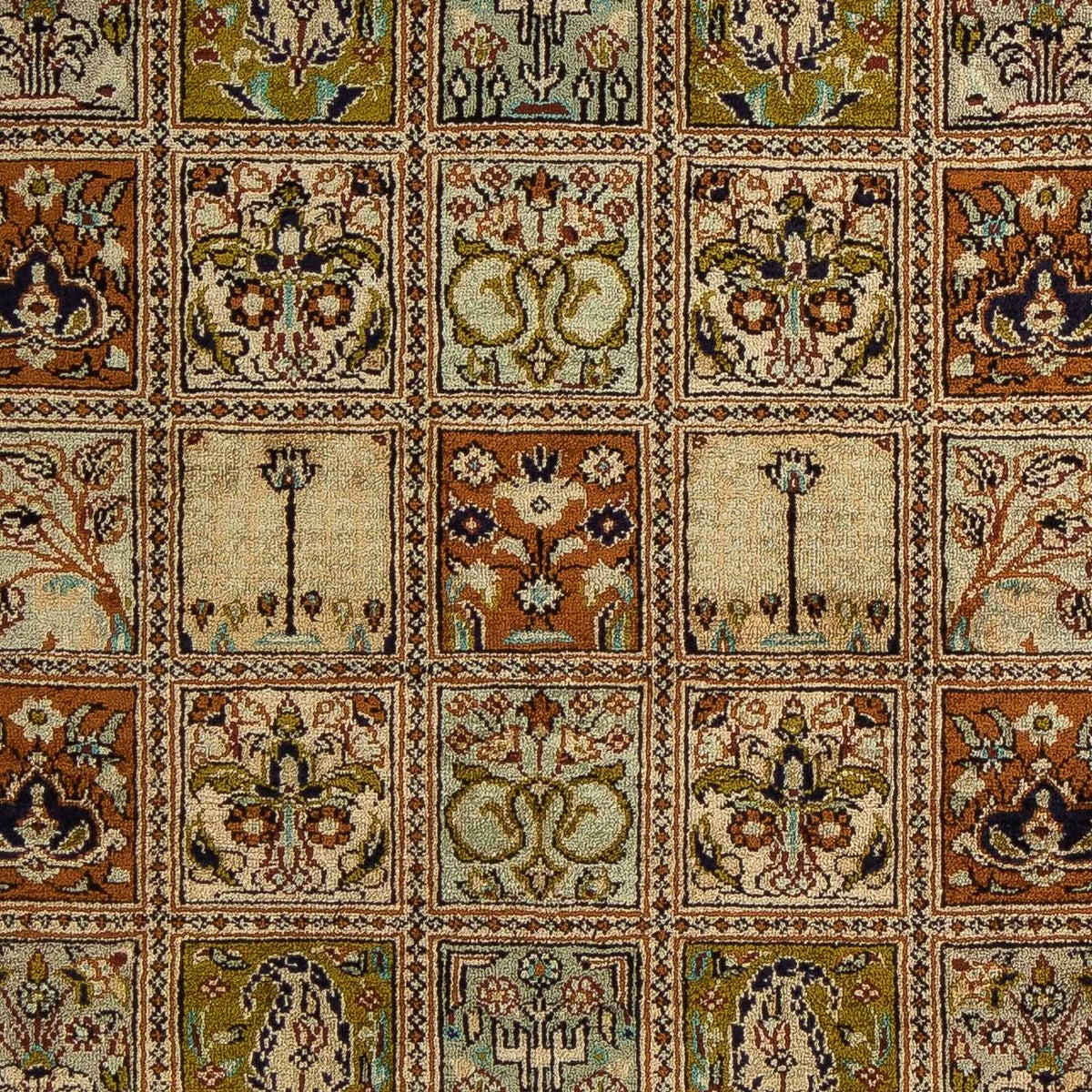 Persisk matta - Ghom - 65 x 53 cm - flerfärgad