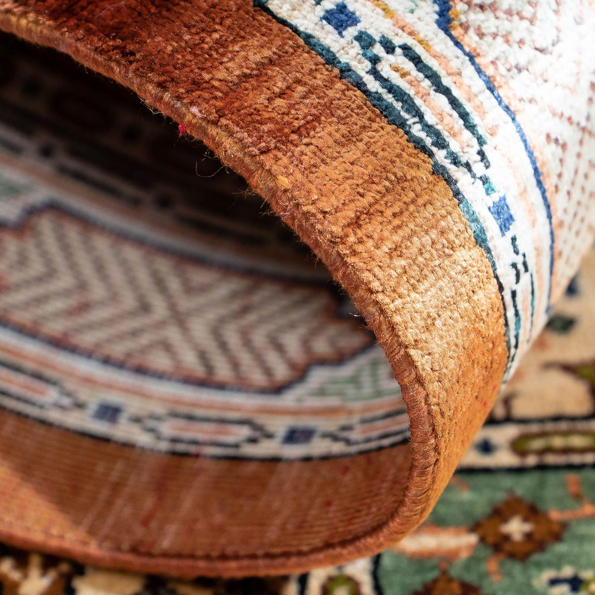 Persisk matta - Ghom - 75 x 56 cm - flerfärgad