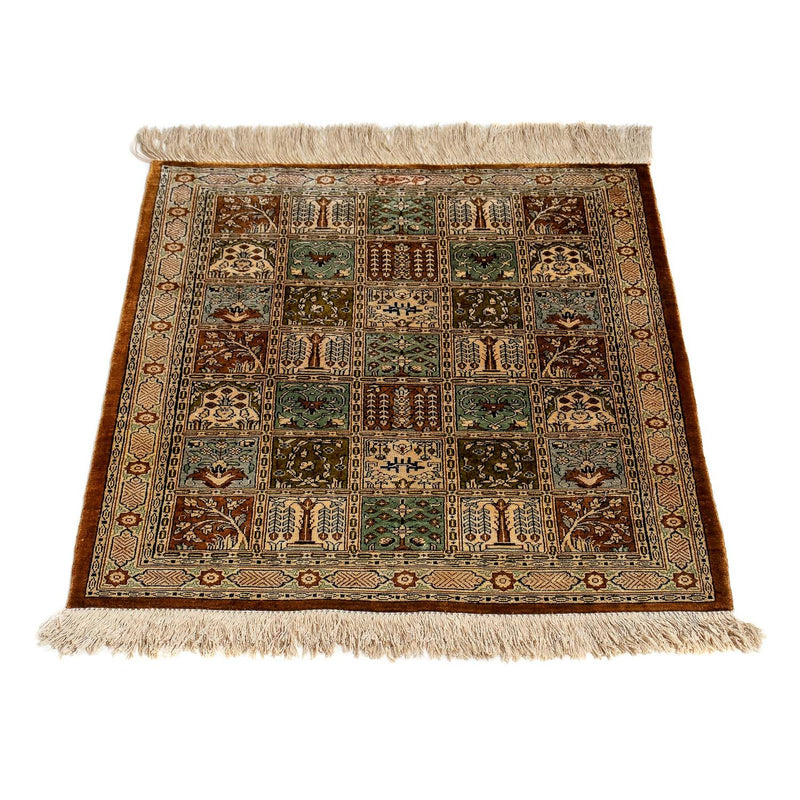 Persisk matta - Ghom - 71 x 57 cm - flerfärgad