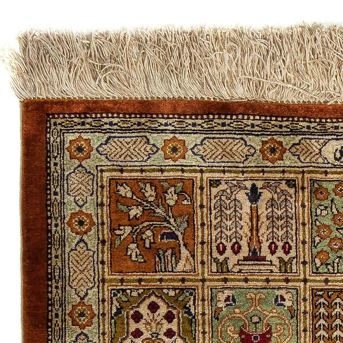 Persisk matta - Ghom - 72 x 56 cm - flerfärgad