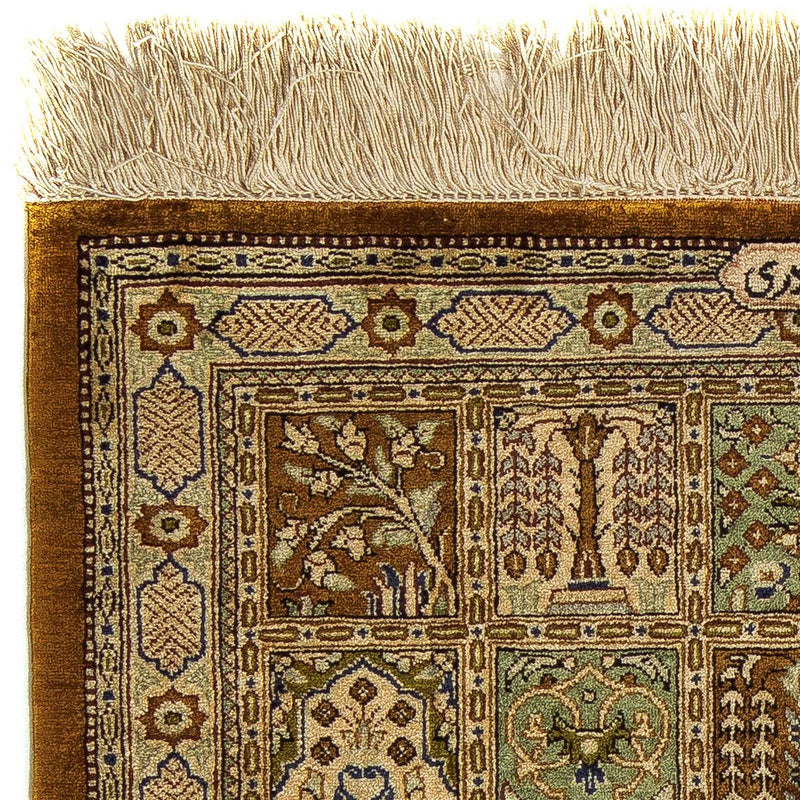 Persisk matta - Ghom - 77 x 57 cm - flerfärgad