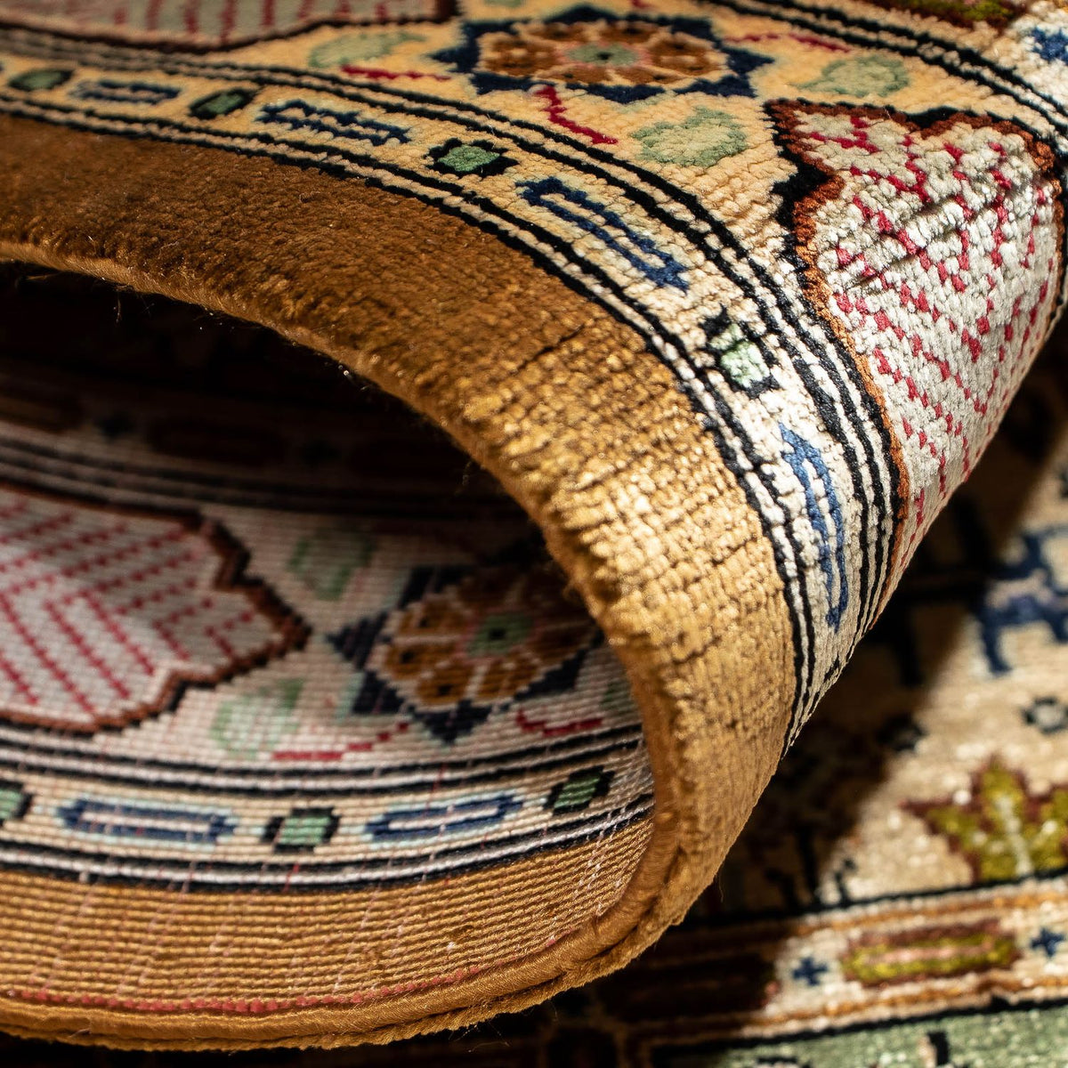 Persisk matta - Ghom - 75 x 54 cm - flerfärgad