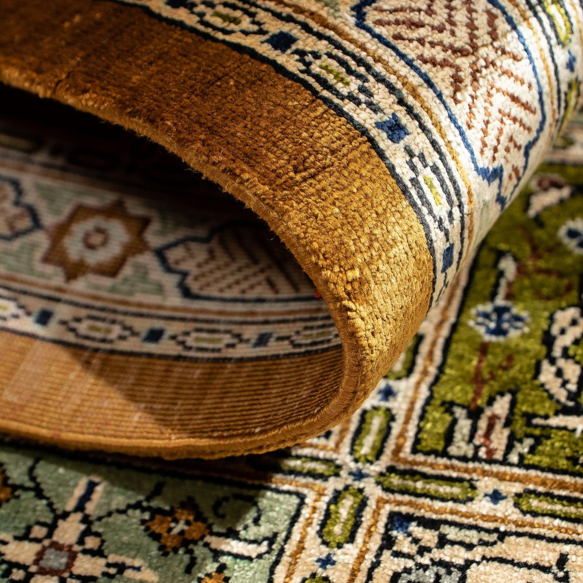 Persisk matta - Ghom - 77 x 58 cm - flerfärgad