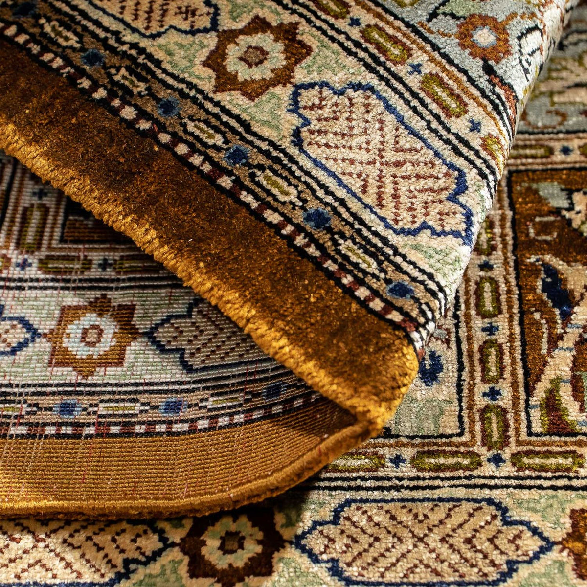 Persisk matta - Ghom - 73 x 55 cm - flerfärgad