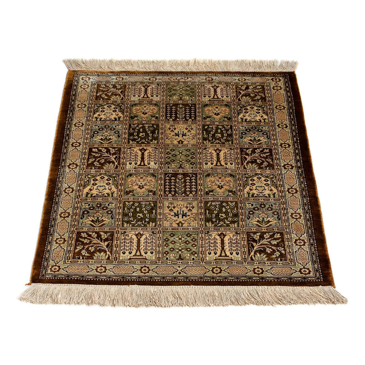 Persisk matta - Ghom - 73 x 55 cm - flerfärgad