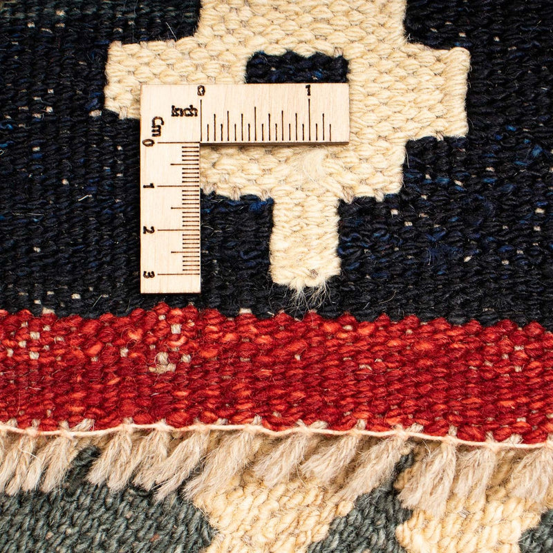 Kelim Carpet - Splash - 199 x 163 cm - flerfärgad