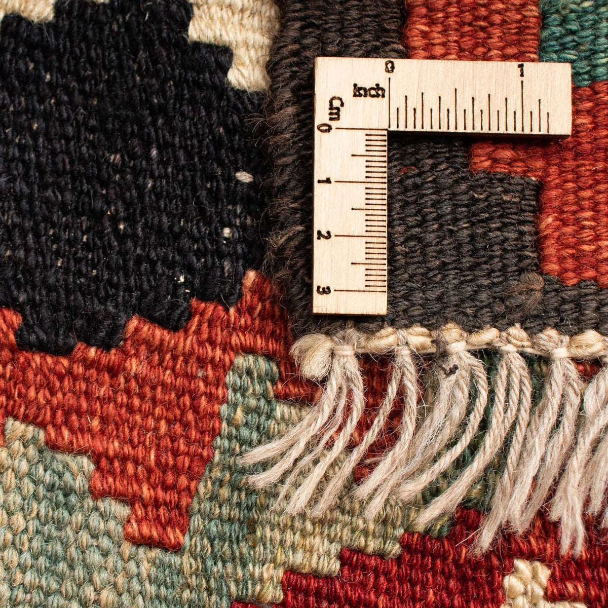 Kelim Carpet - Splash - 194 x 126 cm - flerfärgad