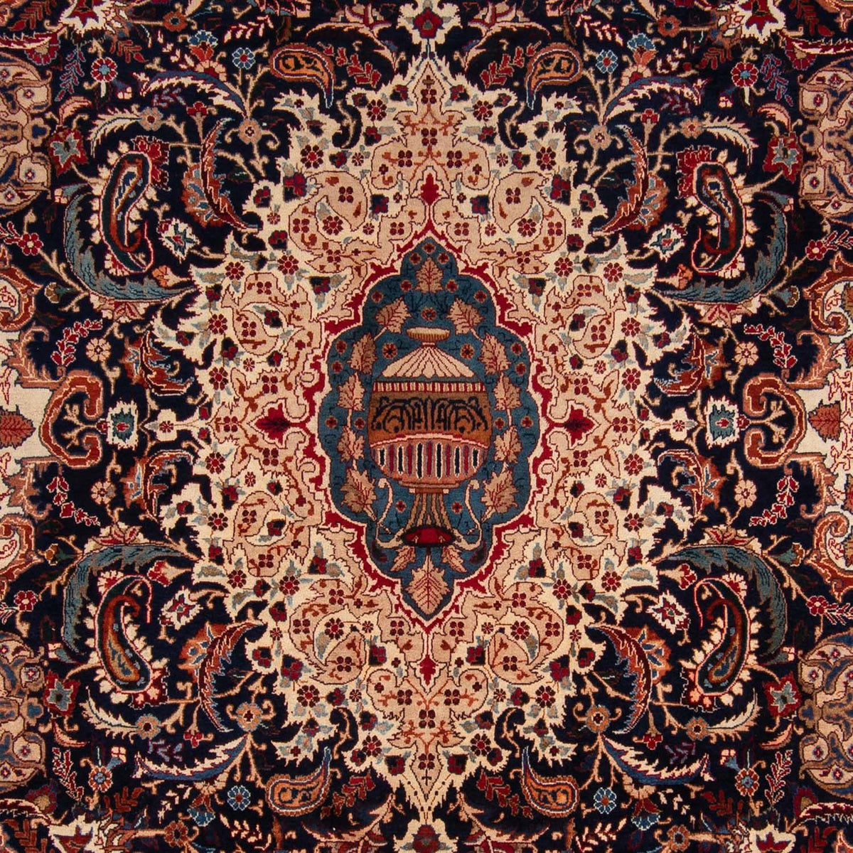 Persisk matta - Classic - 365 x 257 cm - mörkblå