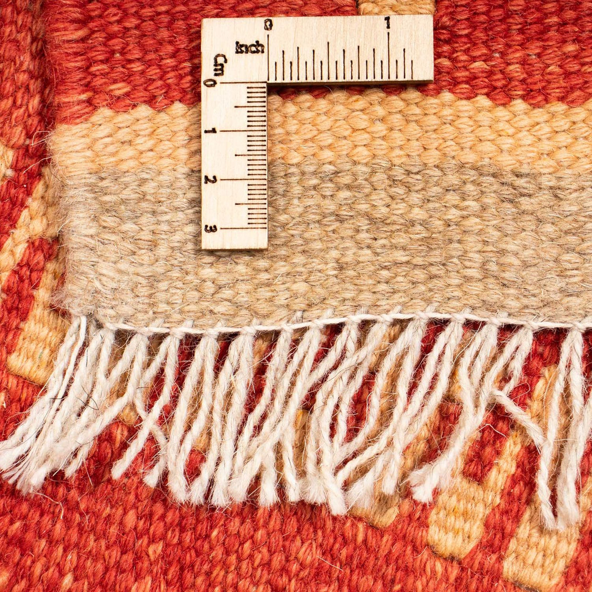 Kelim Carpet - orientalisk matta - 245 x 174 cm - röd