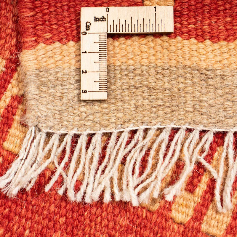 Kelim Carpet - orientalisk matta - 245 x 174 cm - röd