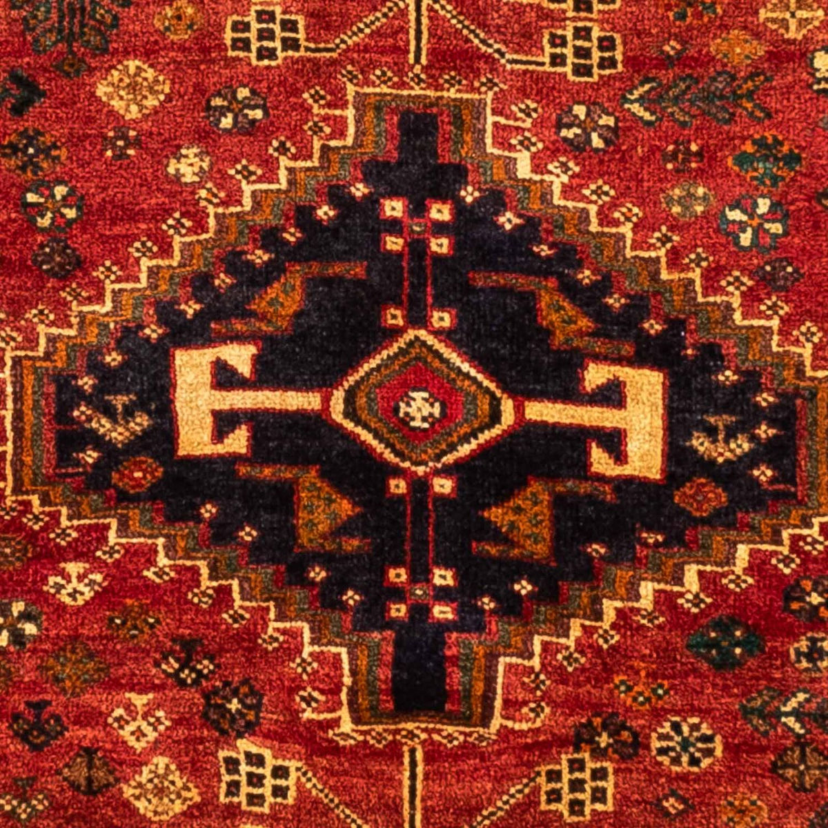 Persisk matta - Nomadic - 225 x 173 cm - mörkröd