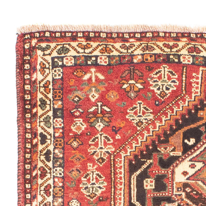 Persisk matta - Nomadic - 153 x 106 cm - mörkröd