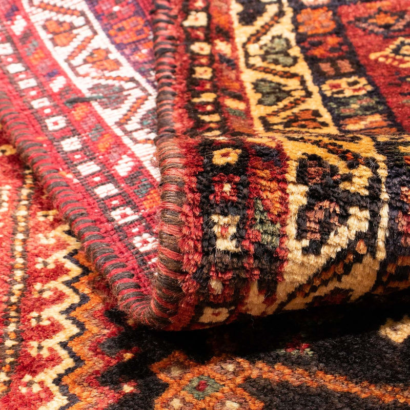 Persisk matta - Nomadic - 153 x 106 cm - mörkröd