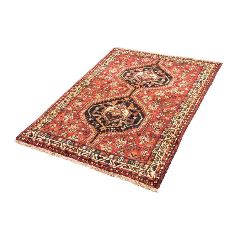 Persisk matta - Nomadic - 153 x 106 cm - mörkröd