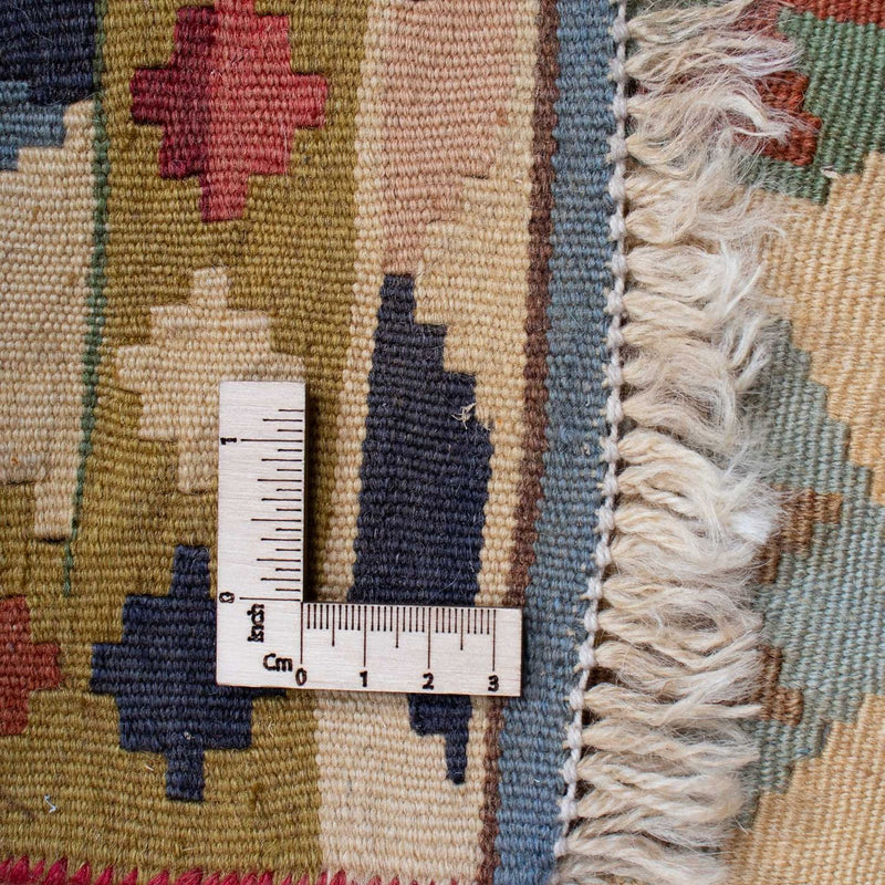 Kelim Carpet - orientalisk matta - 216 x 127 cm - beige