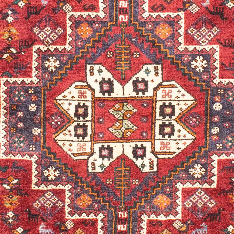 Persisk matta - Nomadic - 163 x 112 cm - mörkröd