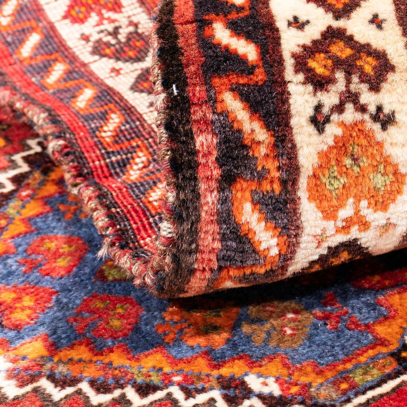 Persisk matta - Nomadic - 124 x 80 cm - mörkröd