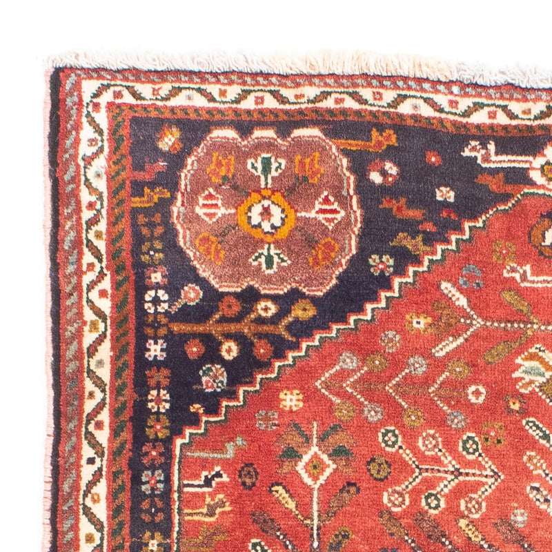 Persisk matta - Nomadic - 136 x 92 cm - mörkröd