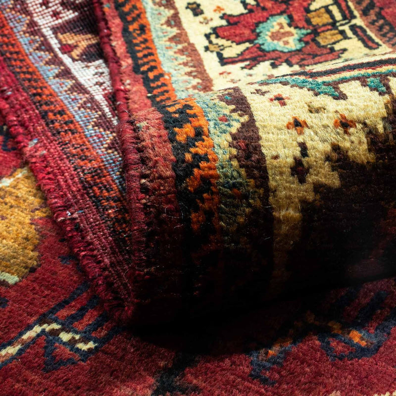 Persisk matta - Nomadic - 258 x 170 cm - mörkröd