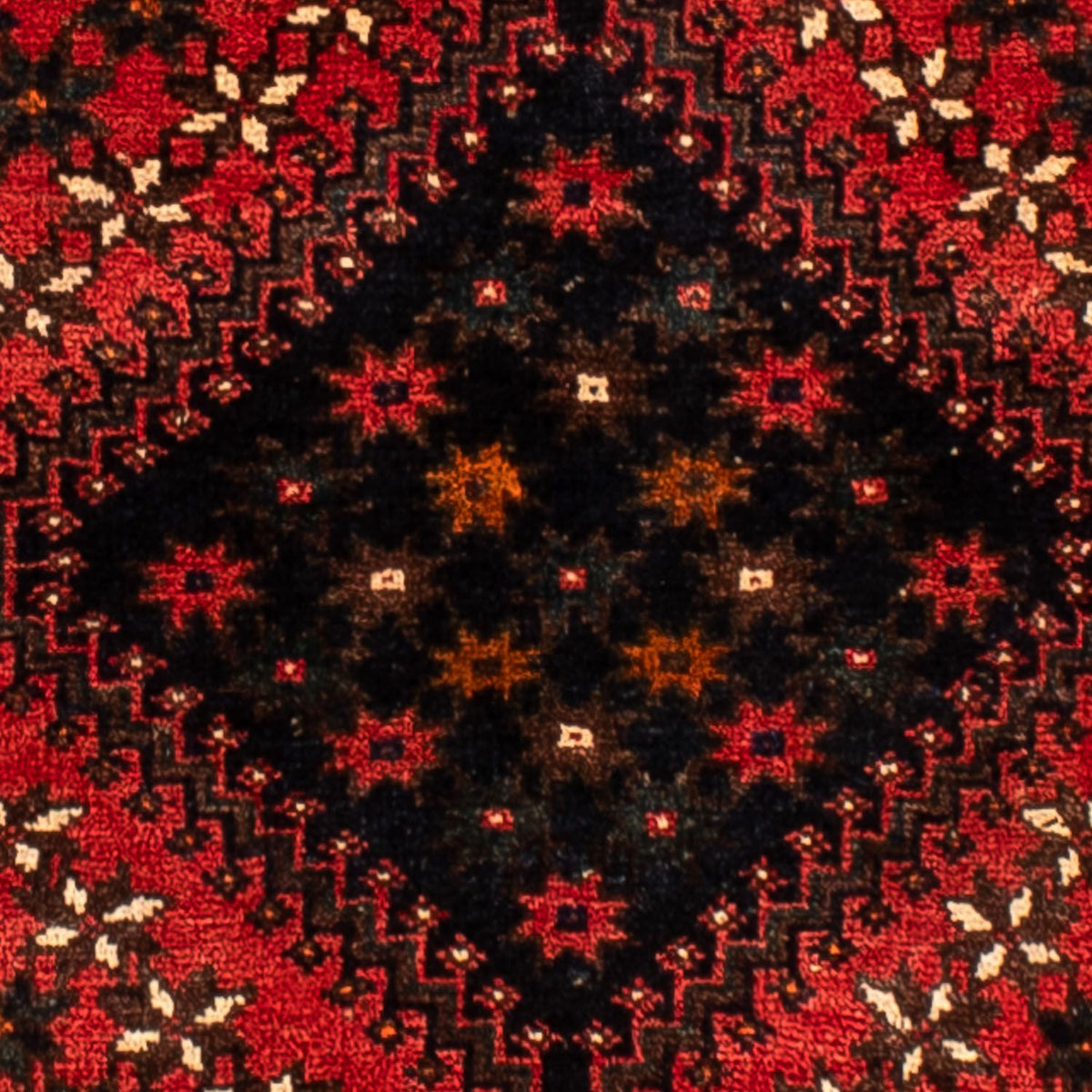 Persisk matta - Nomadic - 291 x 206 cm - mörkröd