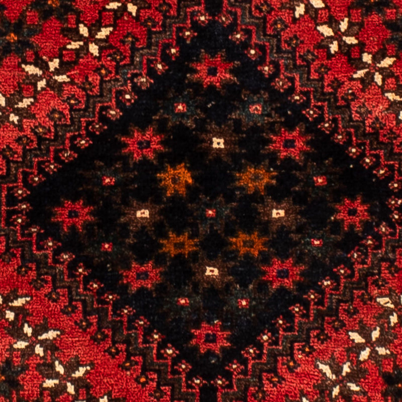 Persisk matta - Nomadic - 291 x 206 cm - mörkröd