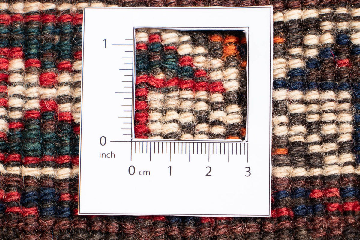 Persisk matta - Nomadic - 291 x 206 cm - mörkröd