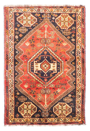 Persisk matta - Nomadic - 155 x 105 cm - ljusröd