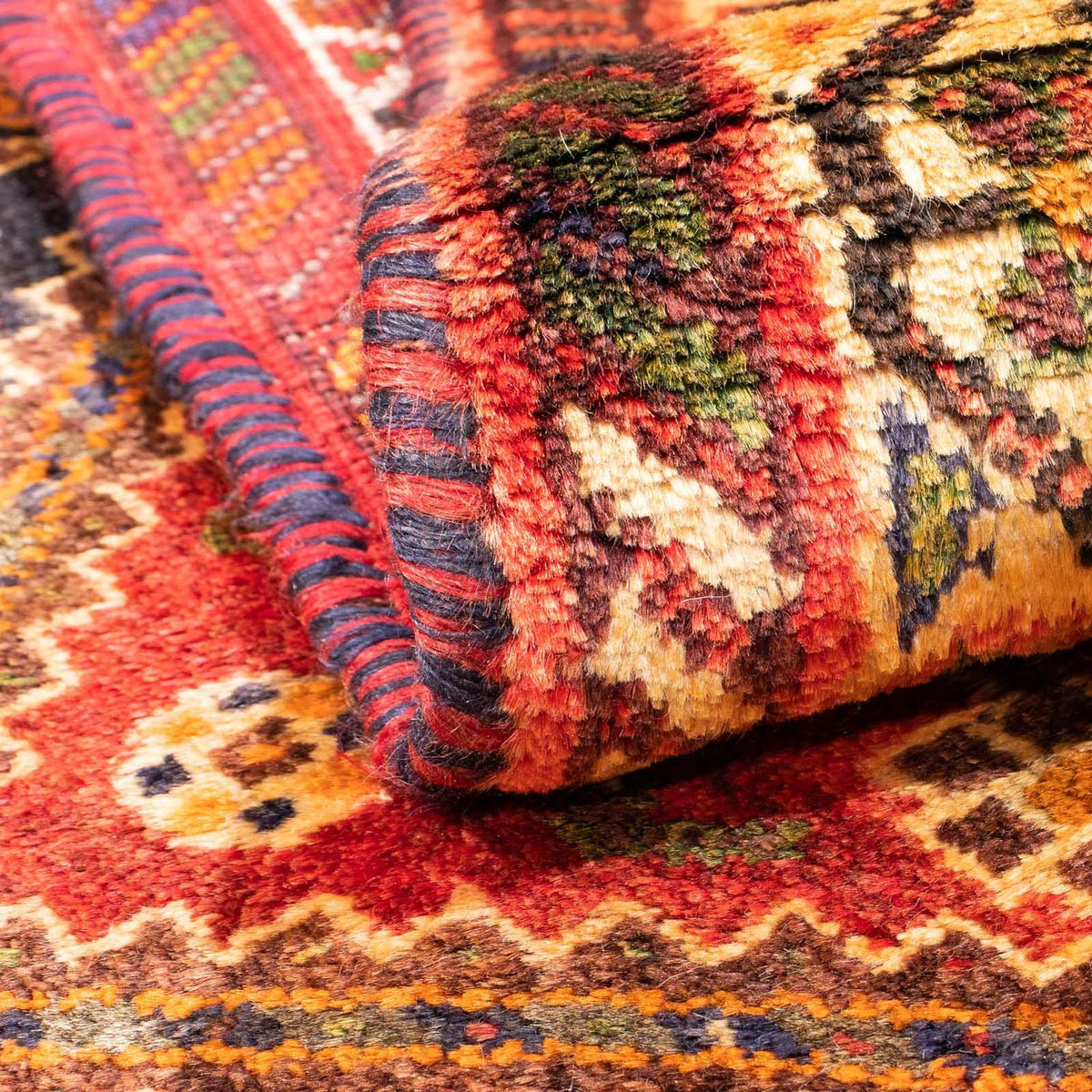 Persisk matta - Nomadic - 155 x 105 cm - ljusröd