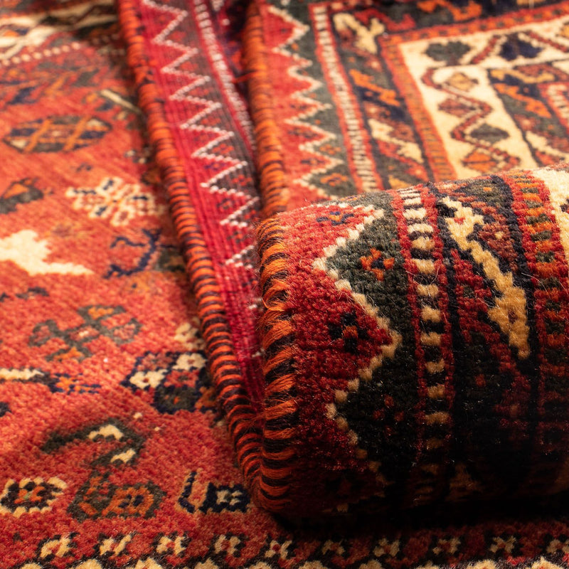 Persisk matta - Nomadic - 298 x 178 cm - mörkröd