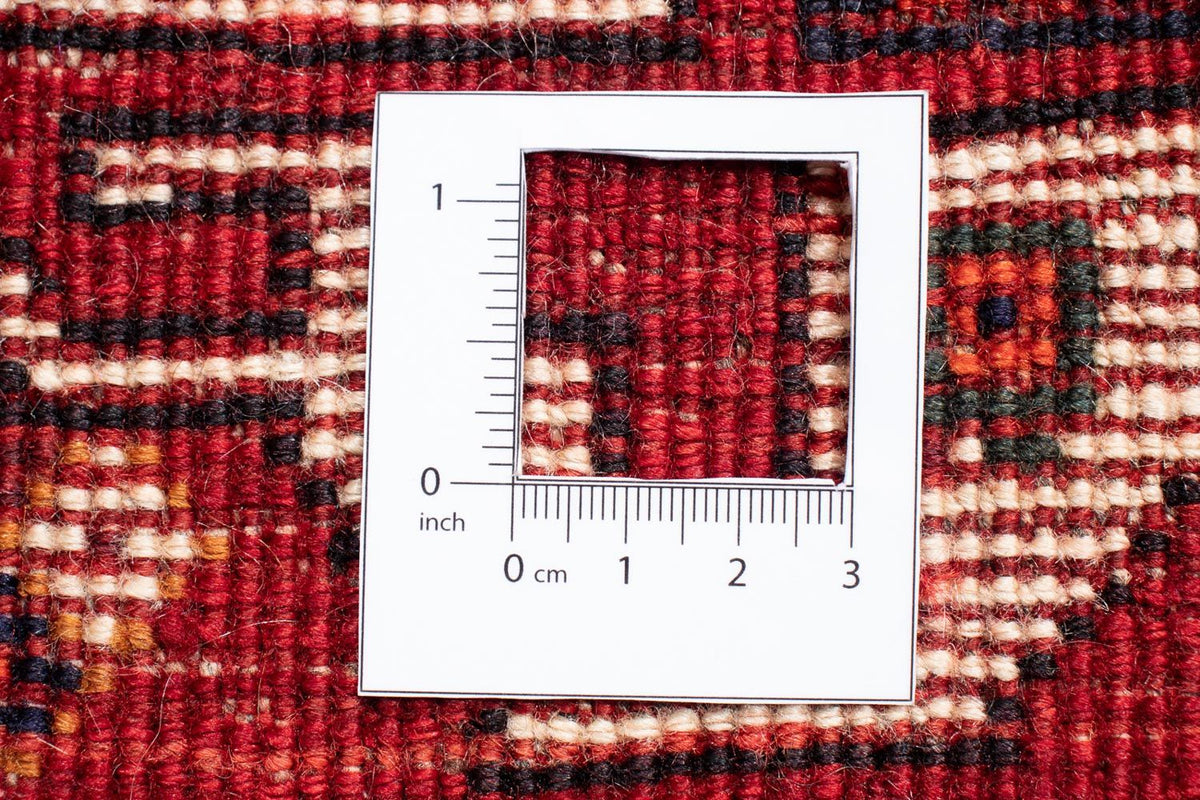 Persisk matta - Nomadic - 298 x 178 cm - mörkröd