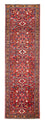 Runner Persisk matta - Nomadic - 334 x 100 cm - mörkröd