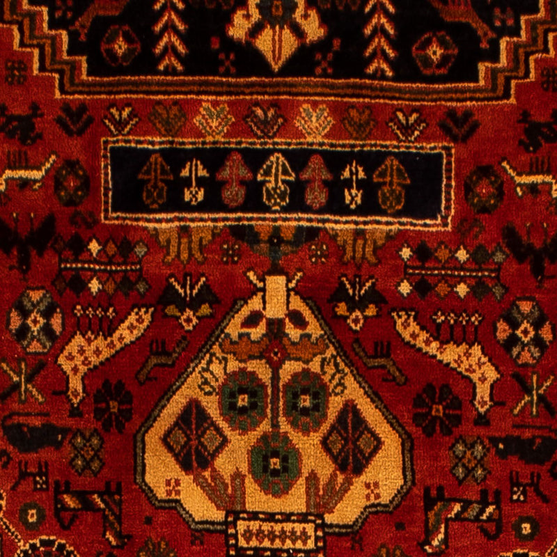 Persisk matta - Nomadic - 304 x 204 cm - mörkröd