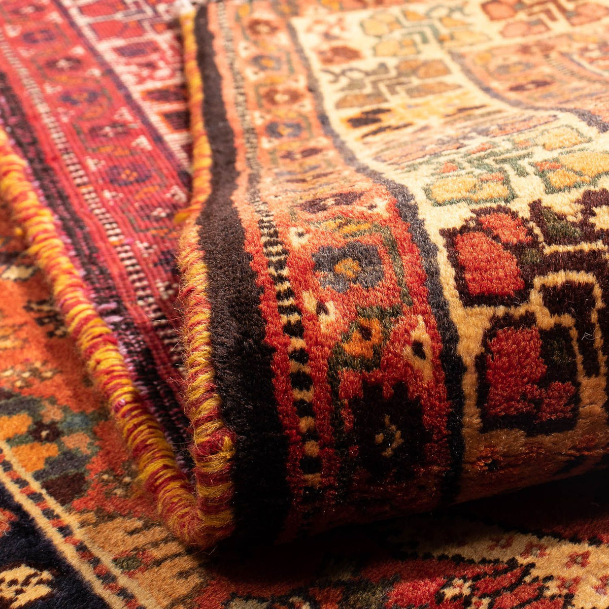 Persisk matta - Nomadic - 304 x 204 cm - mörkröd