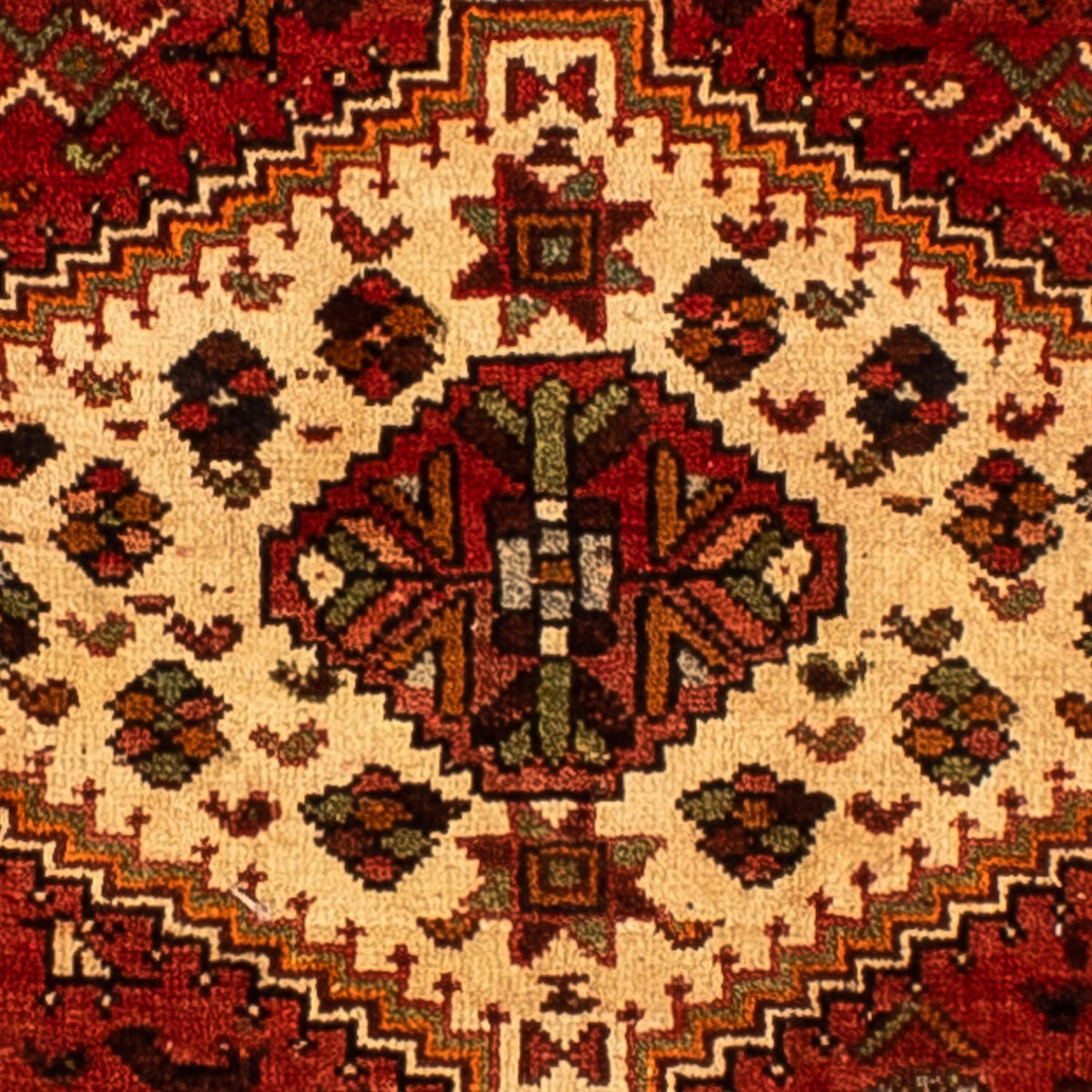 Persisk matta - Nomadic - 313 x 213 cm - mörkröd