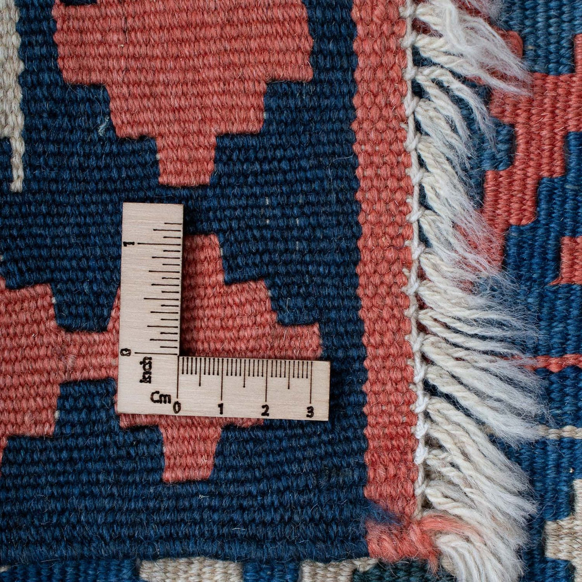 Kelim Carpet - orientalisk matta - 180 x 114 cm - blå