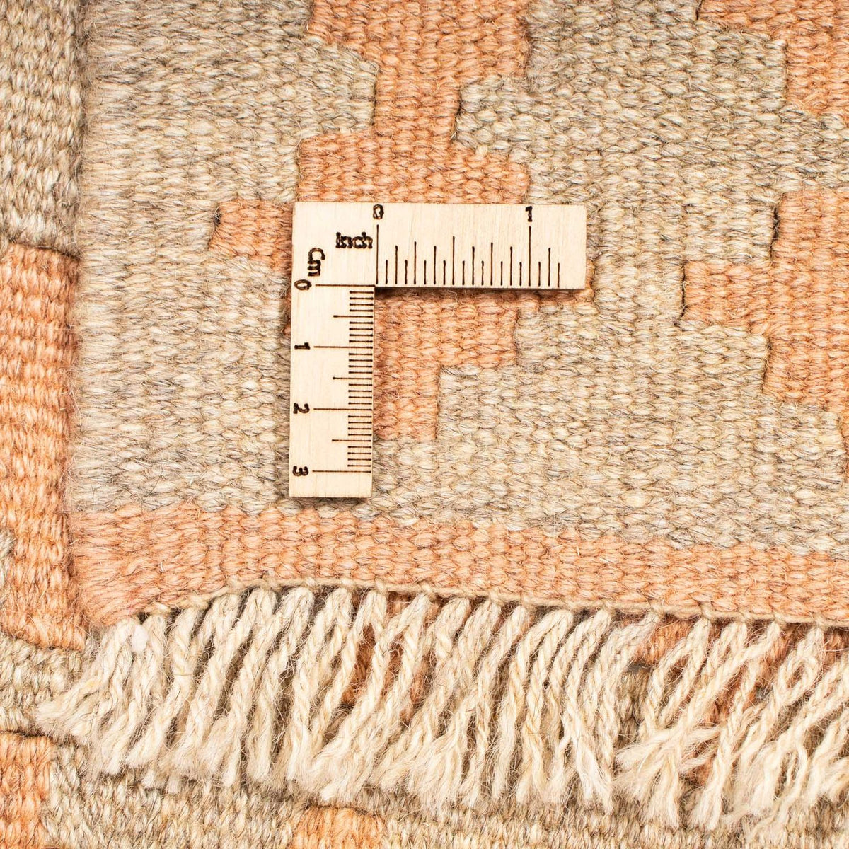 Kelim Carpet - orientalisk matta - 259 x 160 cm - ljusbrun