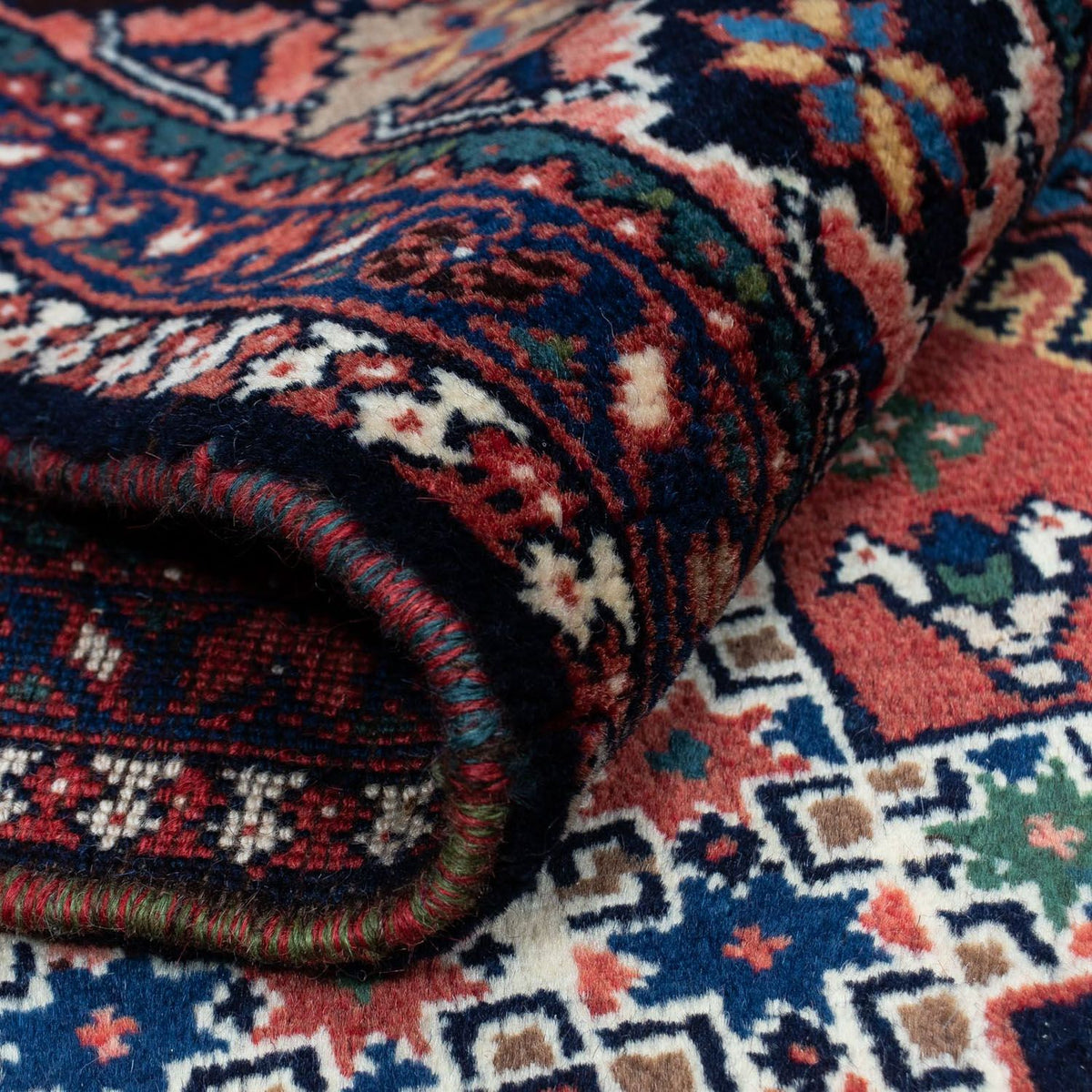 Persisk matta - Nomadic - 312 x 215 cm - mörkblå