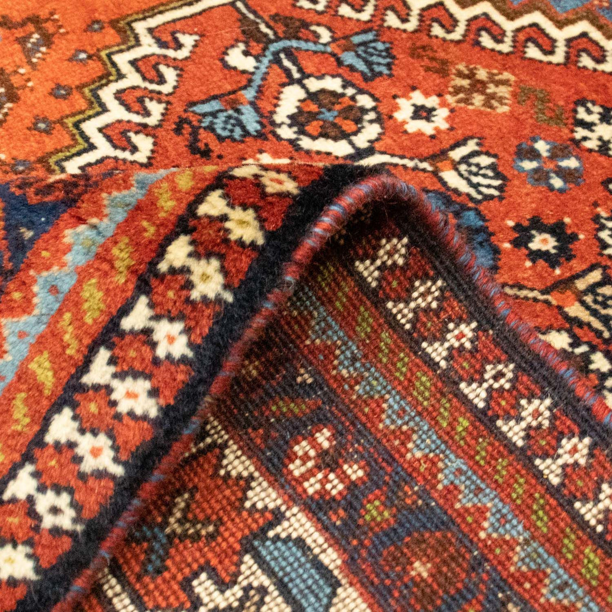 Persisk matta - Nomadic - 213 x 152 cm - röd