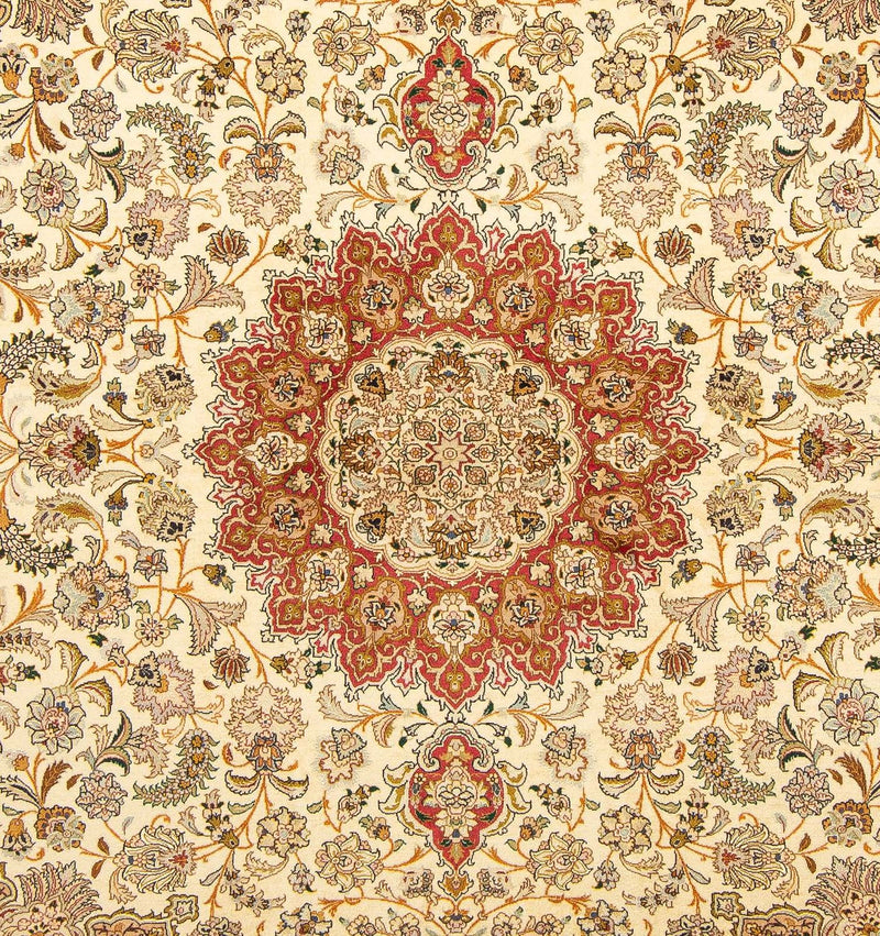 Persisk matta - Tabriz - Royal - 251 x 204 cm - beige