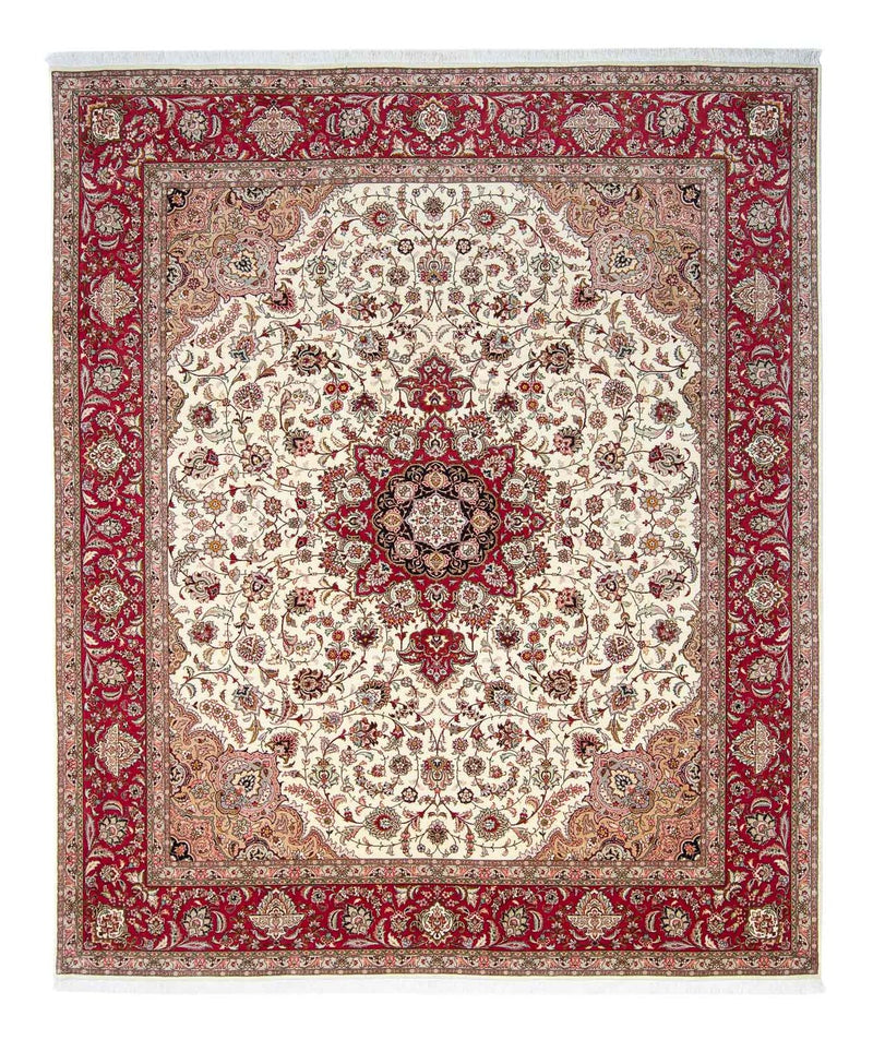 Tabriz - 50 Raj matta 250x300cm - Persisk matta - röd