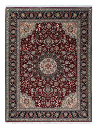 Persisk matta - Tabriz - Royal - 196 x 155 cm - mörkröd